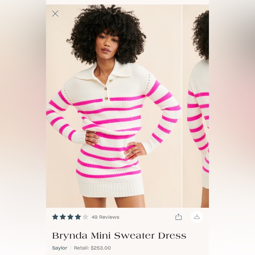 SAYLOR - size small Brynda sweater dress